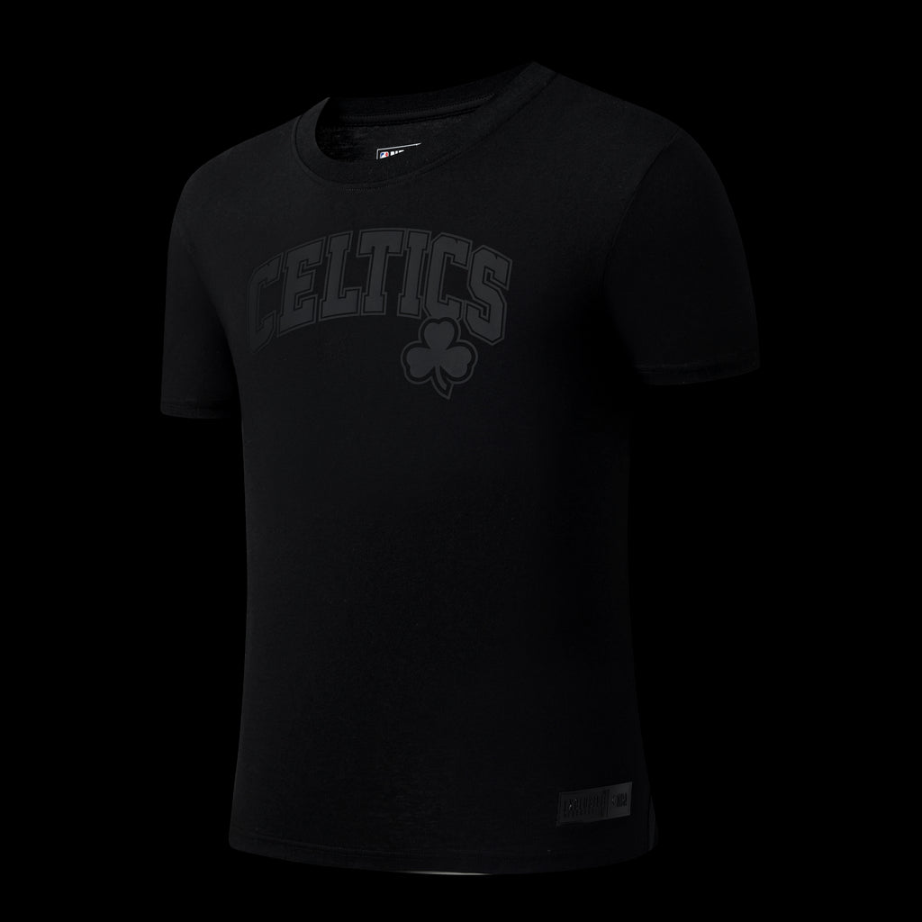 NBA Front HD High Relief Print Loose Fit T-Shirt - CELTICS