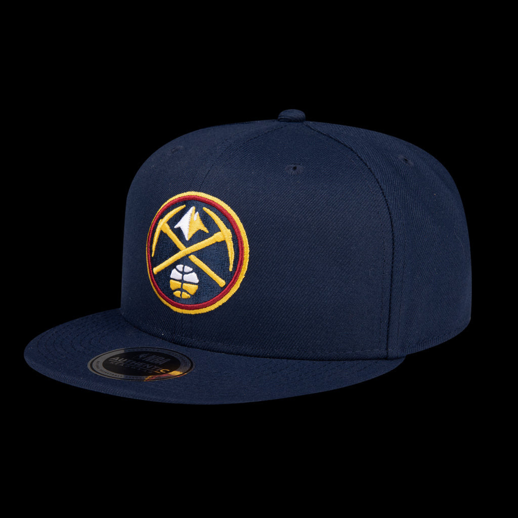 NBA BASIC CLASSIC COLORS CAP FLAT PROFILE - Navy2, NUGGETS