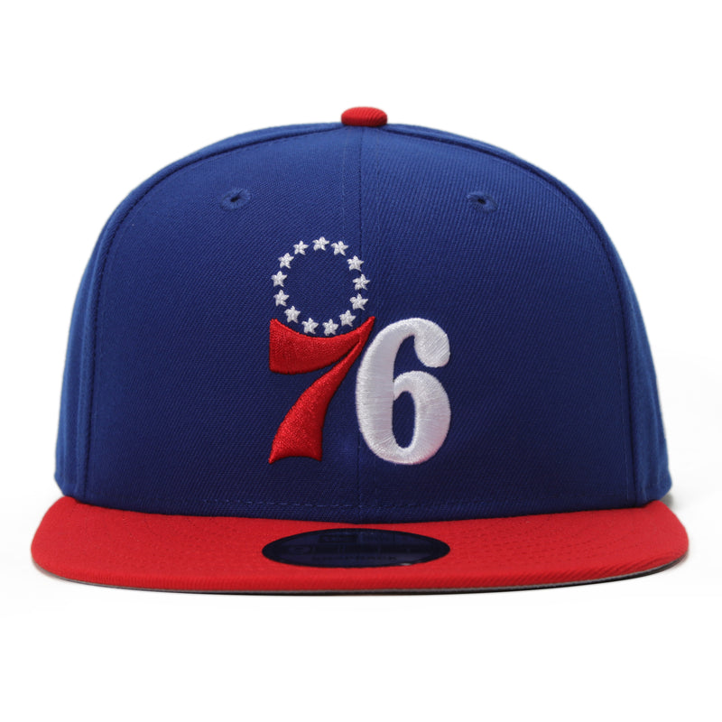 New Era 9FIFTY Philideliphia 76ers Majestic Blue