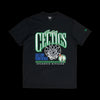 New Era Boston Celtics Infilled Black COOLERA Short Sleeve T-Shirt