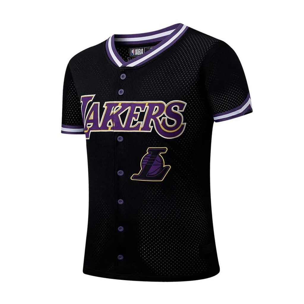 NBA Front Wordmark Patch Regular Fit Jersey - Los Angeles Lakers
