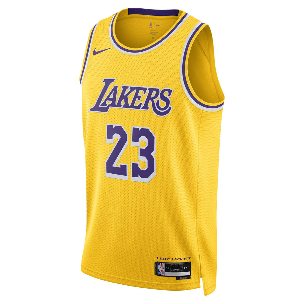 LeBron James Los Angeles Lakers Icon Edition 2022/23 Nike Dri-FIT NBA Swingman Jersey