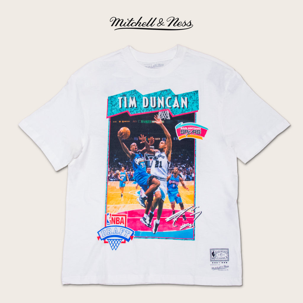 Mitchell & Ness San Antonio Spurs Tim Duncan Rookie Season T-Shirt