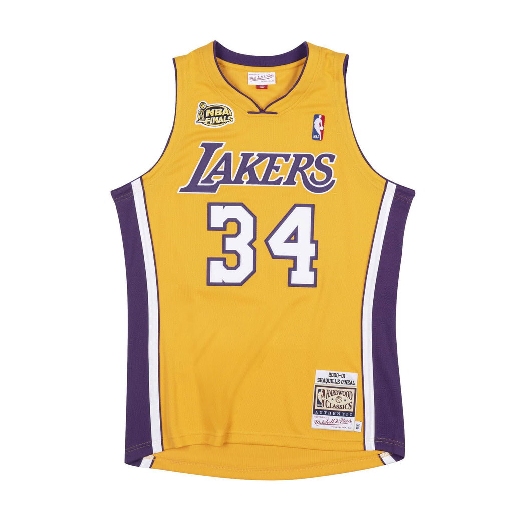 NBA AUTHENTIC JERSEY LAKERS 2000 SHAQUILLE O'NEAL