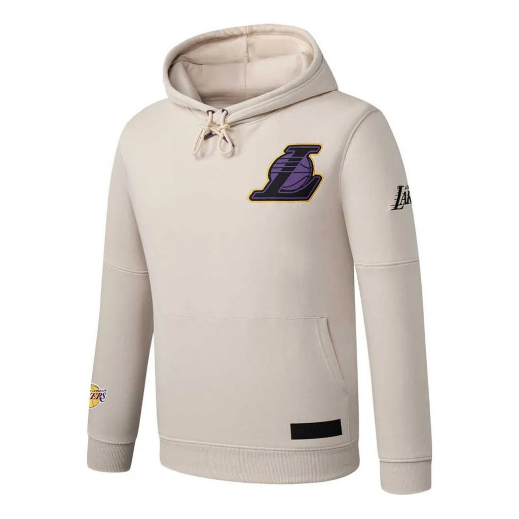 NBA Front Logo Patch Regular Fit Hoodie - Los Angeles Lakers