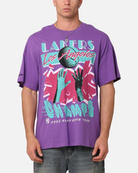 Mitchell & Ness Los Angeles Lakers 2002 Playoffs Tour T-Shirt
