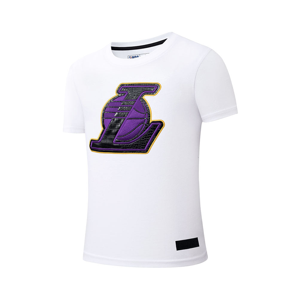 NBA Snake Texture Patch Regular Fit T-shirt - Los Angeles Lakers