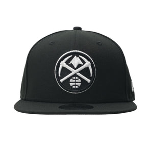 New Era NBA Black 9FIFTY Snapback Cap - Denver Nuggets