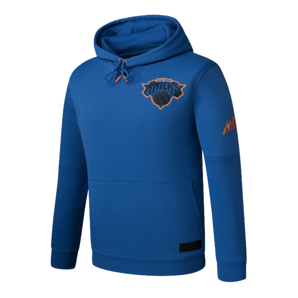NBA Front Logo Patch Regular Fit Hoodie - New York Knicks