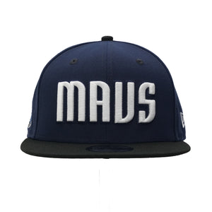 New Era NBA Black 9FORTY Snapback Cap - Dallas Mavericks