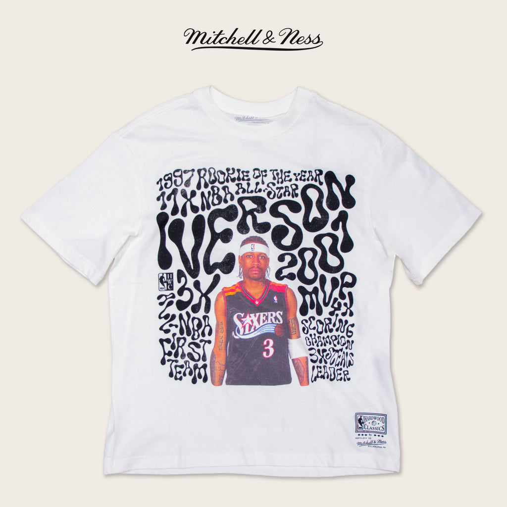 Mitchell & Ness 76ers Allen Iverson Player Abstract Tee