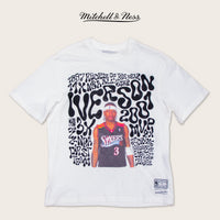 Mitchell & Ness 76ers Allen Iverson Player Abstract Tee