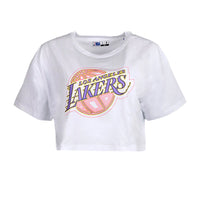 NBA Stitches Boxy Crop Top - Los Angeles Lakers