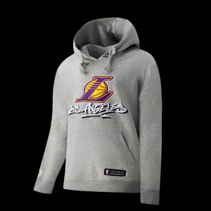 NBA Front Print Regular Fit Hoodie - LAKERS