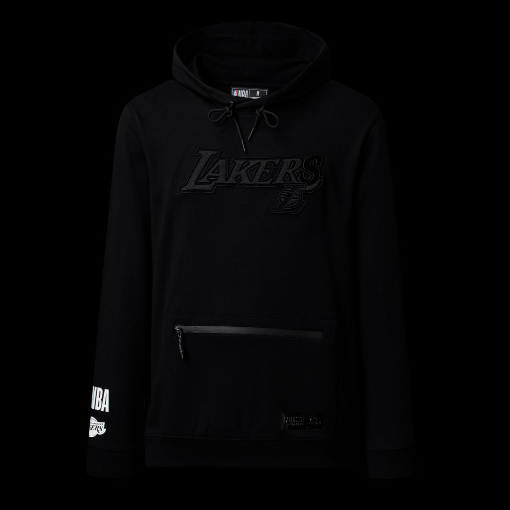 NBA Front 3D Embroidery Regular Fit Hoodie - LAKERS