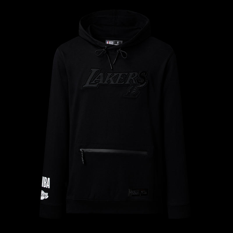 NBA Front 3D Embroidery Regular Fit Hoodie - LAKERS