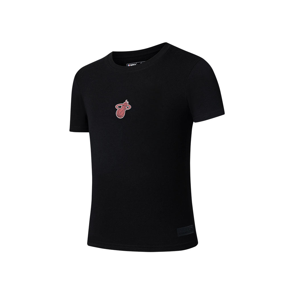 NBA Back HD Print Loose Fit T-shirt - Miami Heat