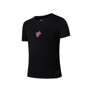 NBA Back HD Print Loose Fit T-shirt - Miami Heat