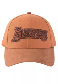 NBA Luxe Suede Curve Structured Cap - Los Angeles Lakers