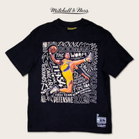 Mitchell & Ness Los Angeles Lakers Dennis Rodman Player Abstract T-Shirt