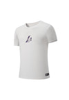 NBA Front Gradient Print Regular Fit T-shirt - Los Angeles Lakers WHITE