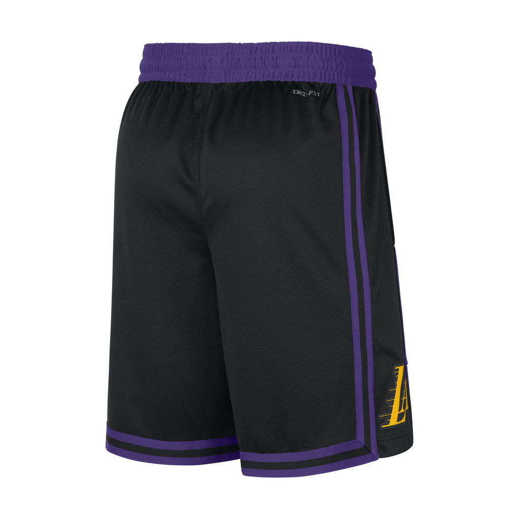 Los Angeles Lakers 2023/24 City Edition Nike NBA Swingman Jersey Shorts