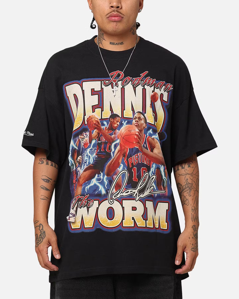 Mitchell & Ness Detroit Pistons Dennis Rodman Rookie Season T-Shirt