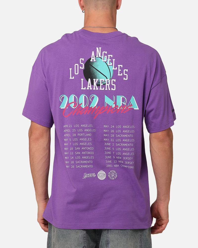 Mitchell & Ness Los Angeles Lakers 2002 Playoffs Tour T-Shirt