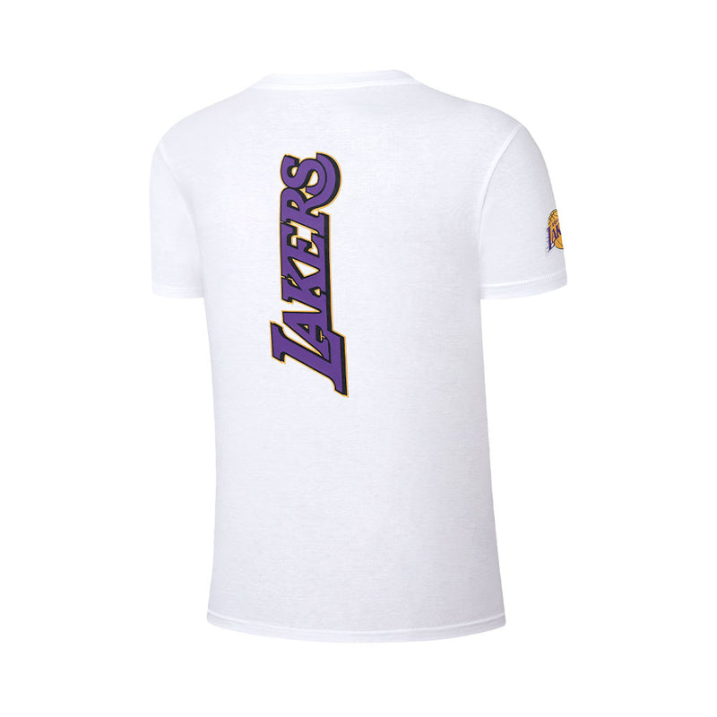 NBA Back HD Print Loose Fit T-shirt - Los Angeles Lakers