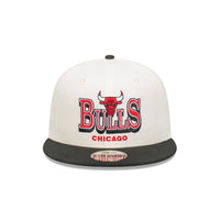 New Era Chicago Bulls 9Fifty Stack Script Chrome White