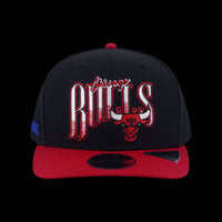 New Era Chicago Bulls Nba Infilled Black 9Fifty Of Pcv Cap