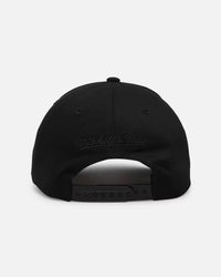 Mitchell & Ness Black Team Logo MVP Bulls Snapback Cap