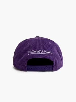 Mitchell & Ness Los Angeles Lakers Front Row Pinch Panel Snapback