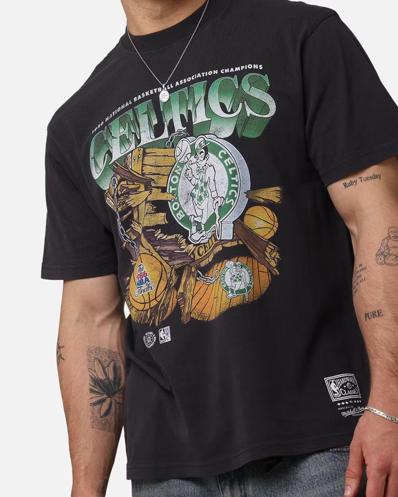 Mitchell & Ness Boston Celtics Bevel Burst T-Shirt