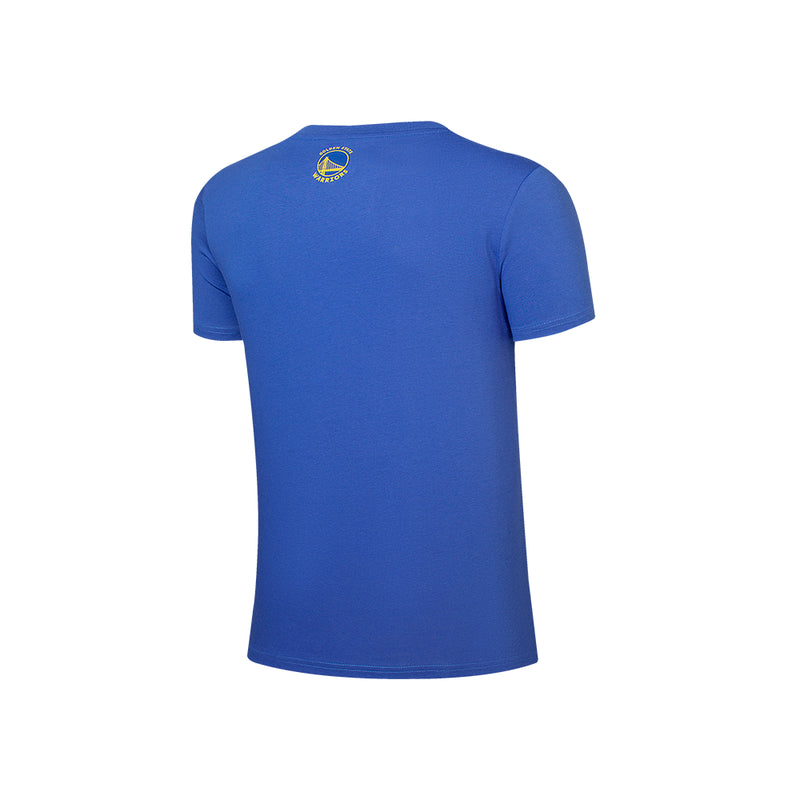 NBA BASICS PRIMARY LOGO T-SHIRT - ROYAL, WARRIORS