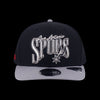 New Era San Antonio Spurs Nba Infilled Black 9Fifty Of Pcv Cap