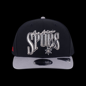 New Era San Antonio Spurs Nba Infilled Black 9Fifty Of Pcv Cap