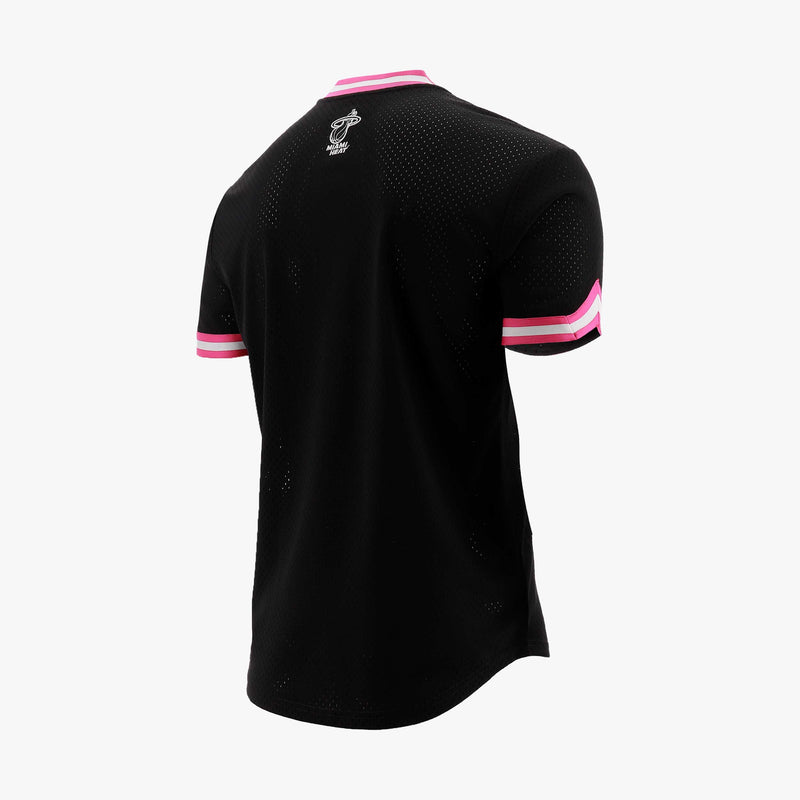 NBA Front Wordmark Patch Regular Fit Jersey - Miami Heat