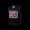 NBA Regular Fit Rubber Print Kids Tank Top - Los Angeles Lakers