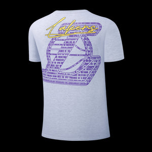 NBA Los Angeles Lakers Write Up Men's Crew Neck T-Shirt