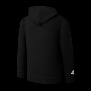 NBA Distressed Front Print Regular Fit Hoodie - Los Angeles Lakers