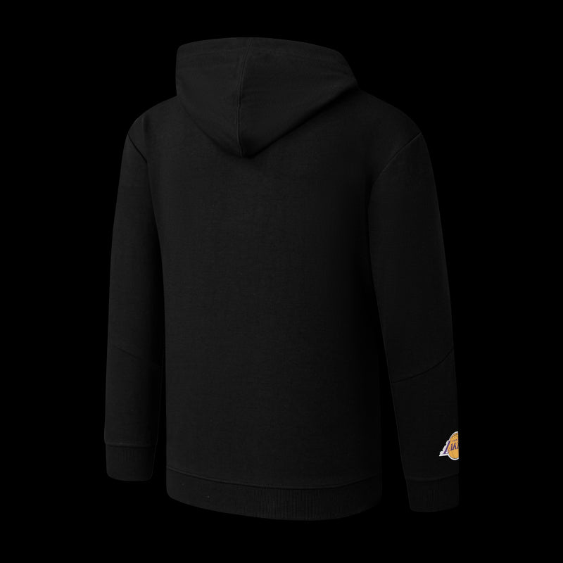 NBA Distressed Front Print Regular Fit Hoodie - Los Angeles Lakers