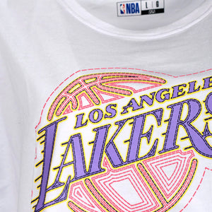 NBA Stitches Boxy Crop Top - Los Angeles Lakers
