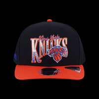 New Era New York Knicks Nba Infilled Black 9Fifty Of Pcv Cap