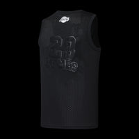 NBA Front Placement Embroidery Regular Fit Mesh Tank Top - LAKERS