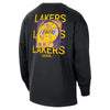 Men's Nike NBA Max90 Los Angeles Lakers Long-Sleeve T-Shirt