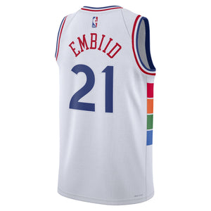 Joel Embiid Philadelphia 76ers 2024/25 City Edition Men's Nike Dri-FIT NBA Swingman Jersey