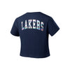 NBA Back Holographic Print Boxy Fit T-shirt - Los Angeles Lakers