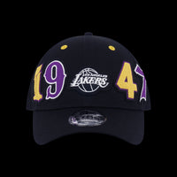 Los Angeles Lakers Bulls Mix League Patch Black 9Forty Cap