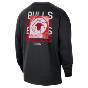 Men's Nike NBA Max90 Chicago Bulls Long-Sleeve T-Shirt